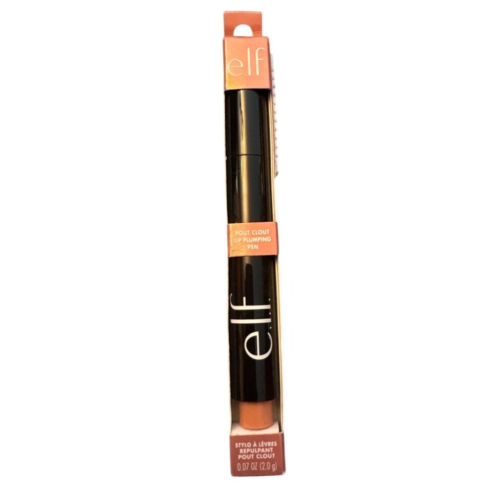 E.L.F Pout Clout Lip Plumping Pen JUST PEACHY 0.07 Oz
